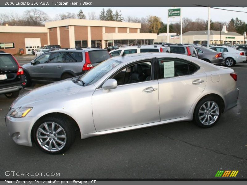 Tungsten Pearl / Black 2006 Lexus IS 250 AWD