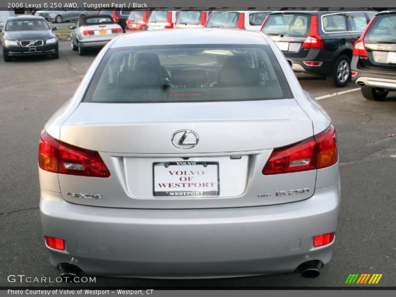 Tungsten Pearl / Black 2006 Lexus IS 250 AWD