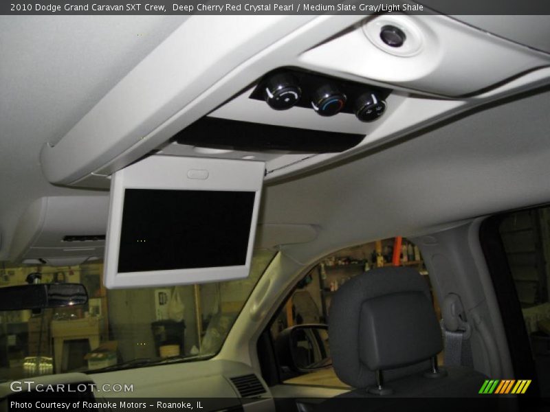 Deep Cherry Red Crystal Pearl / Medium Slate Gray/Light Shale 2010 Dodge Grand Caravan SXT Crew