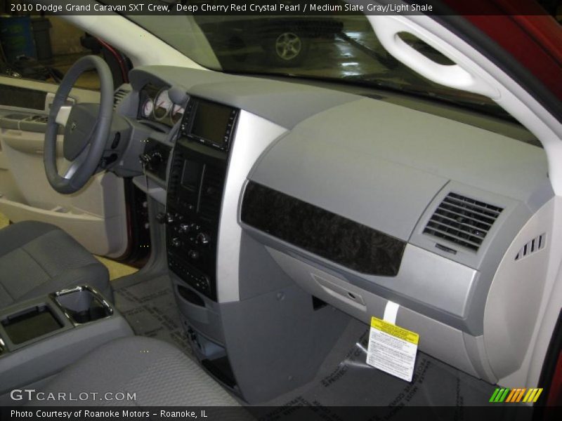 Deep Cherry Red Crystal Pearl / Medium Slate Gray/Light Shale 2010 Dodge Grand Caravan SXT Crew