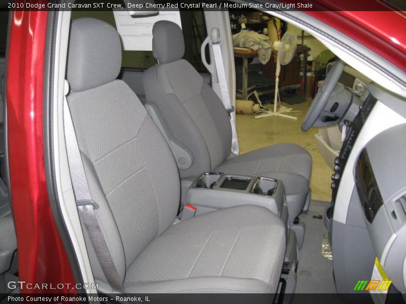 Deep Cherry Red Crystal Pearl / Medium Slate Gray/Light Shale 2010 Dodge Grand Caravan SXT Crew