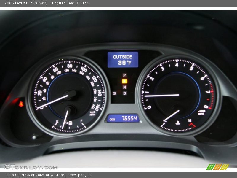 Tungsten Pearl / Black 2006 Lexus IS 250 AWD