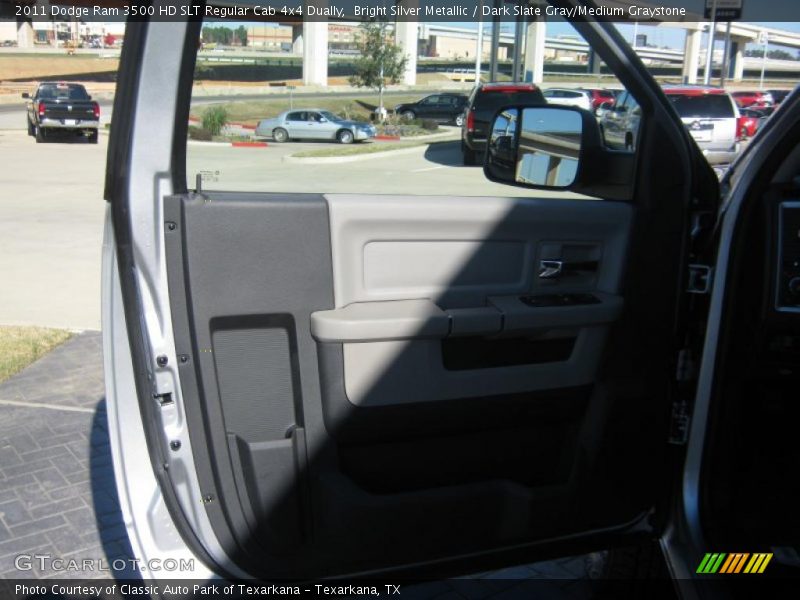 Bright Silver Metallic / Dark Slate Gray/Medium Graystone 2011 Dodge Ram 3500 HD SLT Regular Cab 4x4 Dually