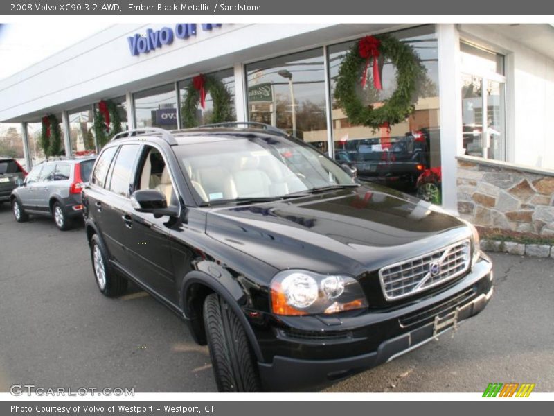 Ember Black Metallic / Sandstone 2008 Volvo XC90 3.2 AWD