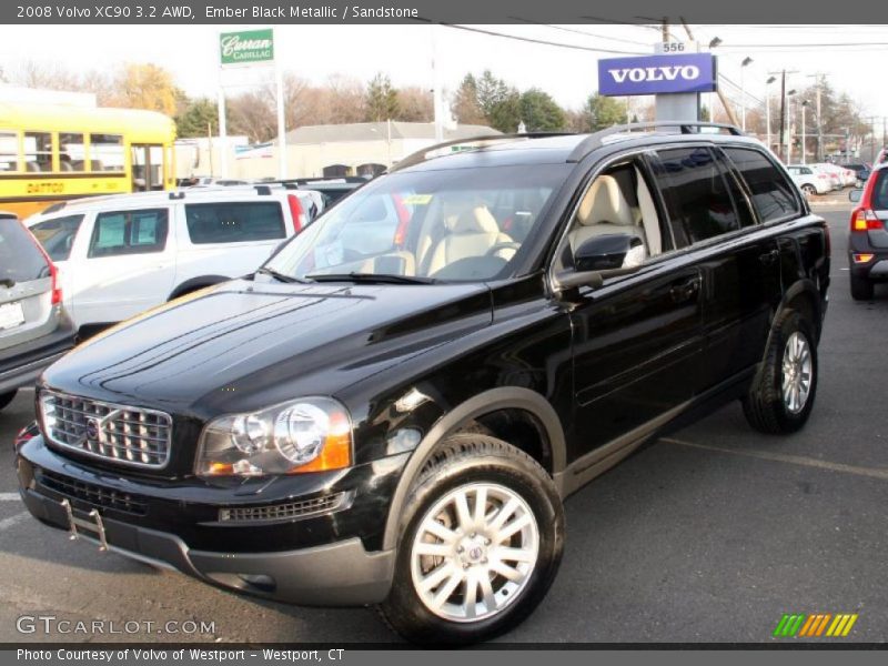 Ember Black Metallic / Sandstone 2008 Volvo XC90 3.2 AWD