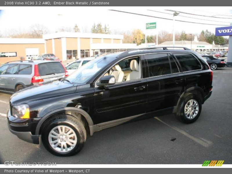 Ember Black Metallic / Sandstone 2008 Volvo XC90 3.2 AWD
