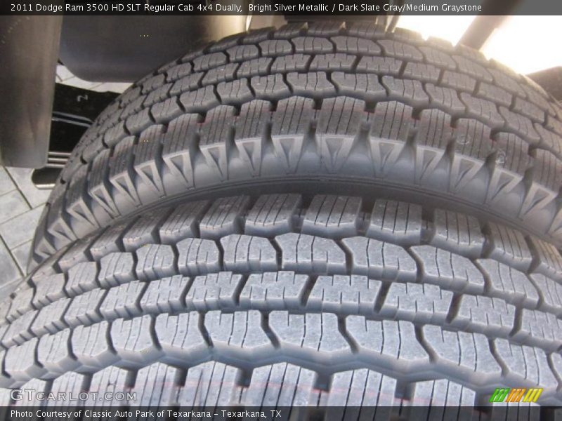 Bright Silver Metallic / Dark Slate Gray/Medium Graystone 2011 Dodge Ram 3500 HD SLT Regular Cab 4x4 Dually