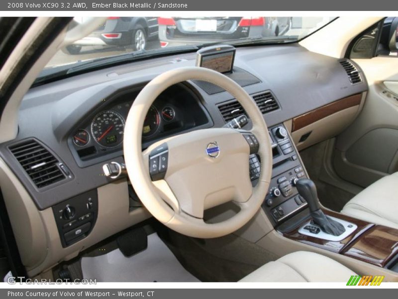 Ember Black Metallic / Sandstone 2008 Volvo XC90 3.2 AWD