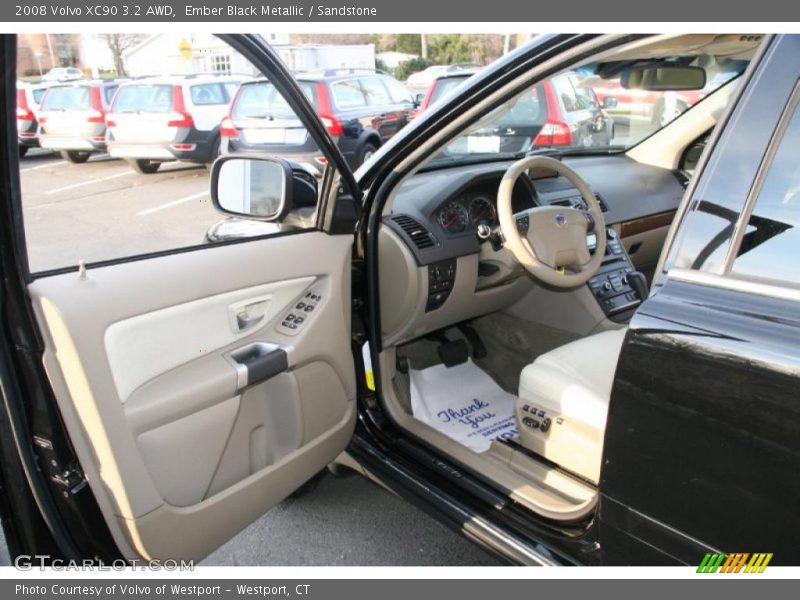 Ember Black Metallic / Sandstone 2008 Volvo XC90 3.2 AWD