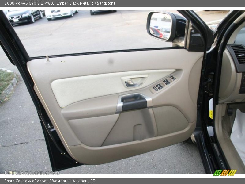 Ember Black Metallic / Sandstone 2008 Volvo XC90 3.2 AWD