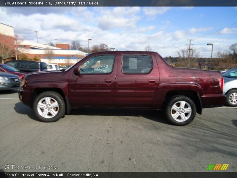  2009 Ridgeline RTL Dark Cherry Pearl