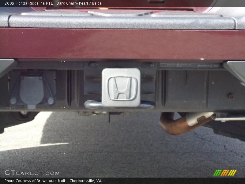 Dark Cherry Pearl / Beige 2009 Honda Ridgeline RTL