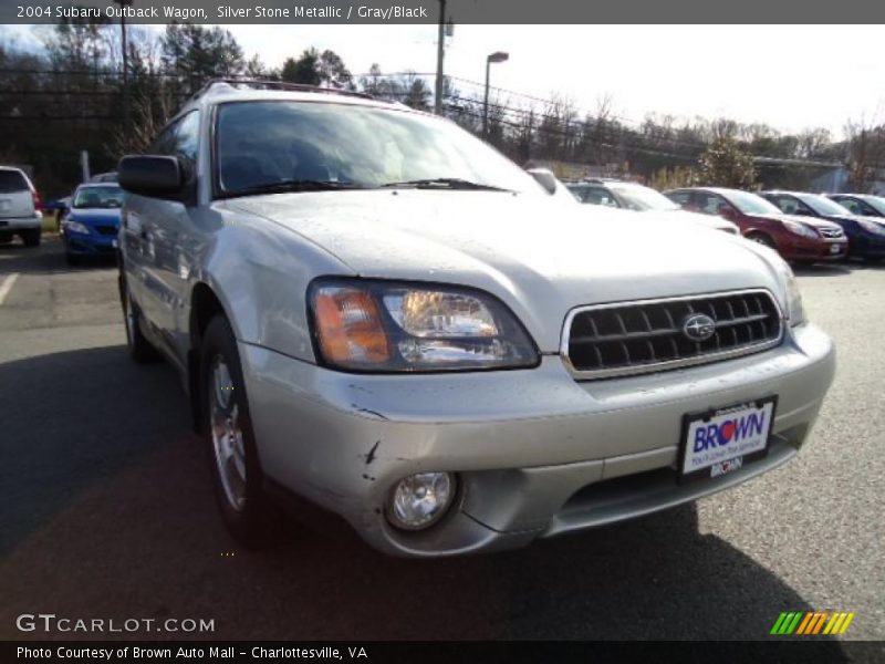 Silver Stone Metallic / Gray/Black 2004 Subaru Outback Wagon