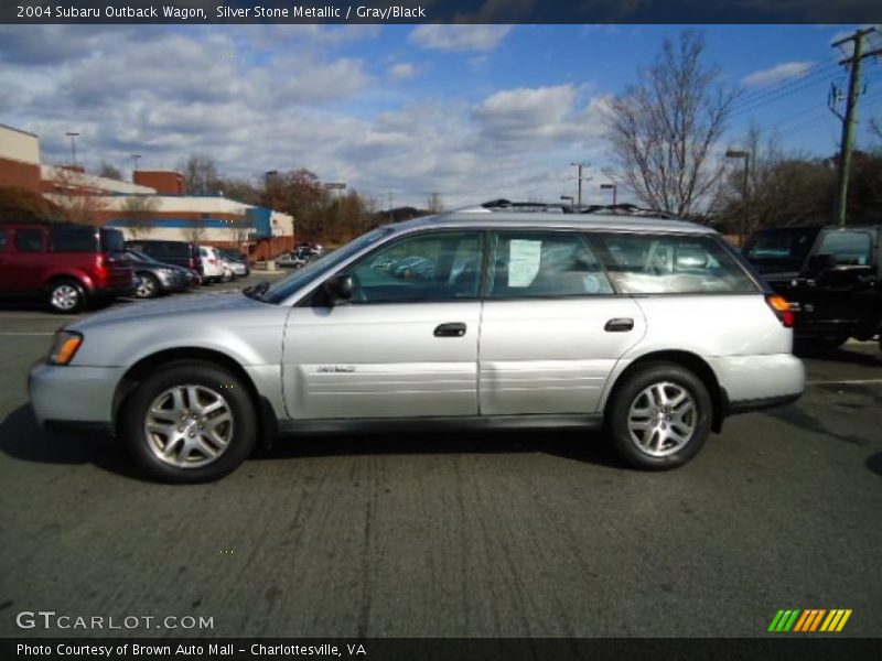 Silver Stone Metallic / Gray/Black 2004 Subaru Outback Wagon