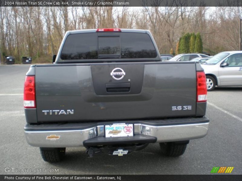 Smoke Gray / Graphite/Titanium 2004 Nissan Titan SE Crew Cab 4x4