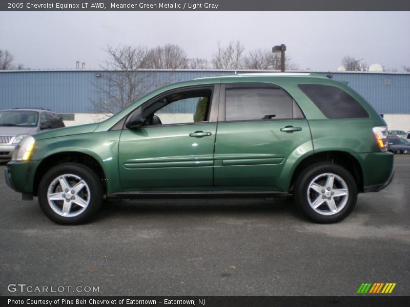 Meander Green Metallic / Light Gray 2005 Chevrolet Equinox LT AWD