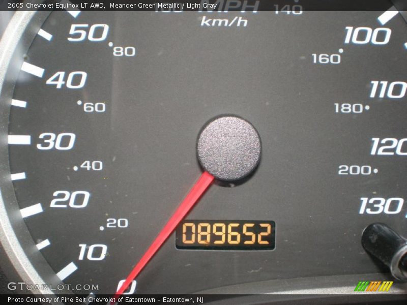 Meander Green Metallic / Light Gray 2005 Chevrolet Equinox LT AWD