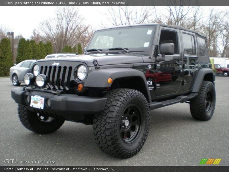 Front 3/4 View of 2009 Wrangler Unlimited X 4x4