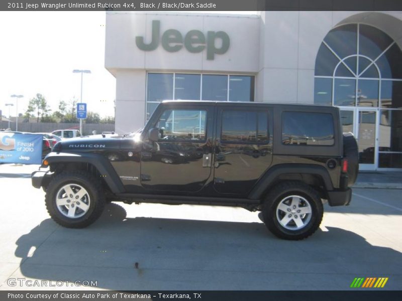 Black / Black/Dark Saddle 2011 Jeep Wrangler Unlimited Rubicon 4x4