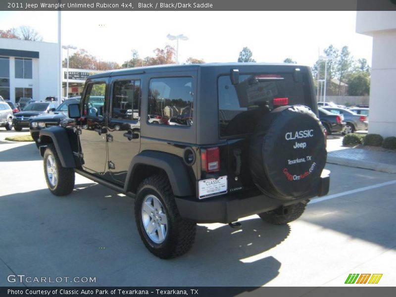 Black / Black/Dark Saddle 2011 Jeep Wrangler Unlimited Rubicon 4x4