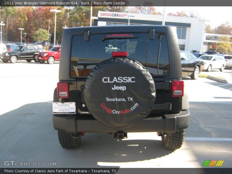 Black / Black/Dark Saddle 2011 Jeep Wrangler Unlimited Rubicon 4x4