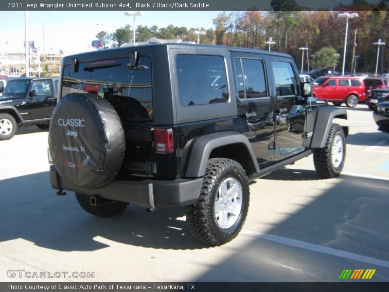 Black / Black/Dark Saddle 2011 Jeep Wrangler Unlimited Rubicon 4x4