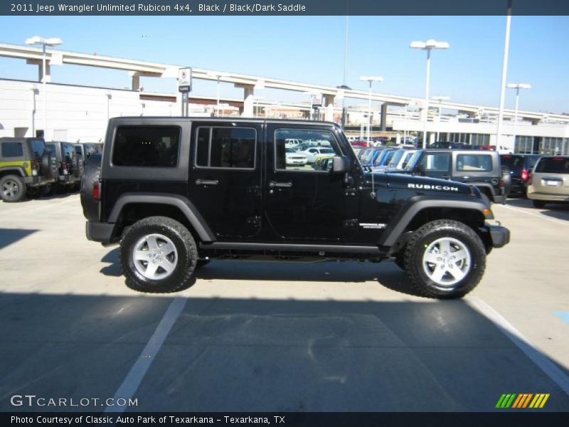 Black / Black/Dark Saddle 2011 Jeep Wrangler Unlimited Rubicon 4x4