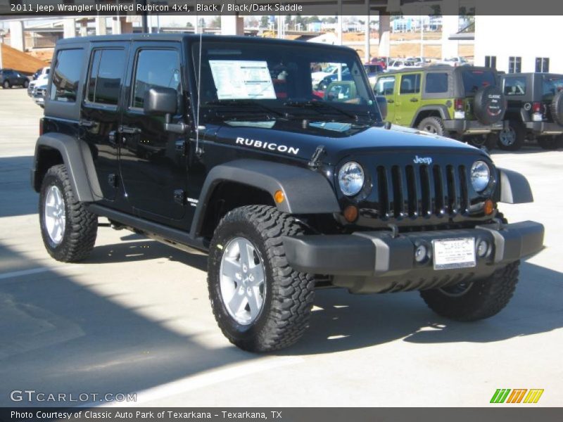 Front 3/4 View of 2011 Wrangler Unlimited Rubicon 4x4