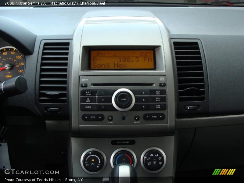 Magnetic Gray / Charcoal/Steel 2008 Nissan Sentra 2.0