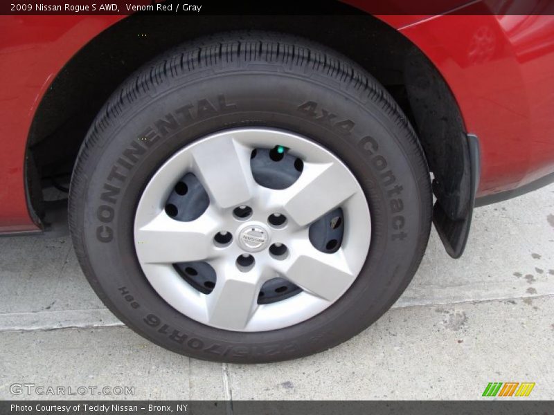 Venom Red / Gray 2009 Nissan Rogue S AWD