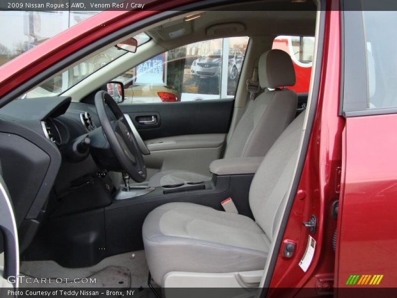 Venom Red / Gray 2009 Nissan Rogue S AWD