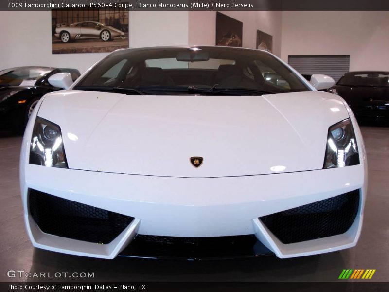 Bianco Monocerus (White) / Nero Perseus 2009 Lamborghini Gallardo LP560-4 Coupe