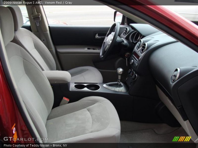 Venom Red / Gray 2009 Nissan Rogue S AWD