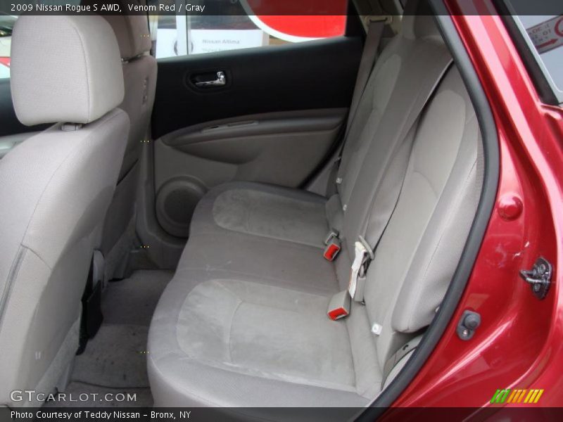 Venom Red / Gray 2009 Nissan Rogue S AWD