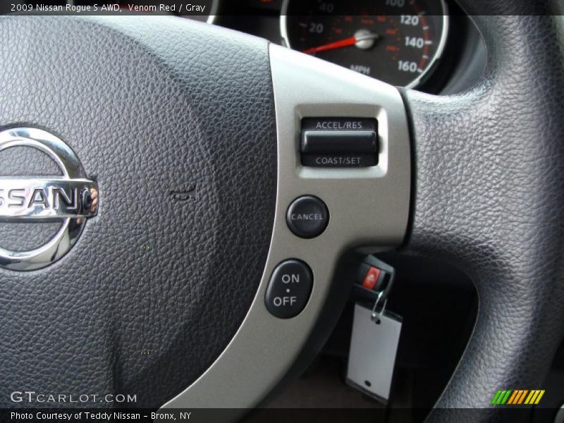 Venom Red / Gray 2009 Nissan Rogue S AWD