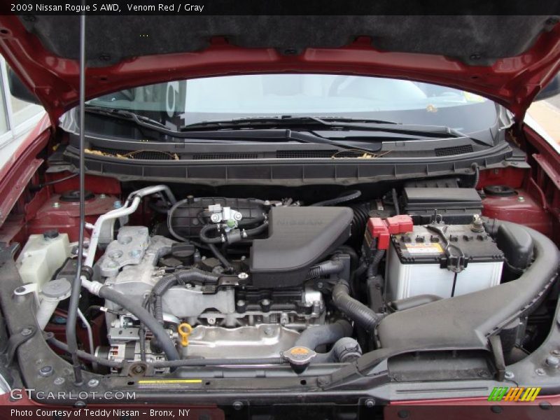 Venom Red / Gray 2009 Nissan Rogue S AWD