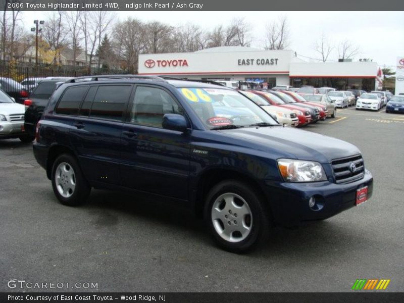 Indigo Ink Pearl / Ash Gray 2006 Toyota Highlander Limited 4WD