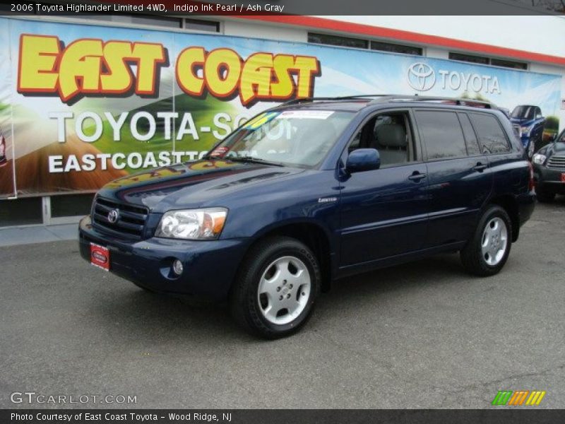 Indigo Ink Pearl / Ash Gray 2006 Toyota Highlander Limited 4WD