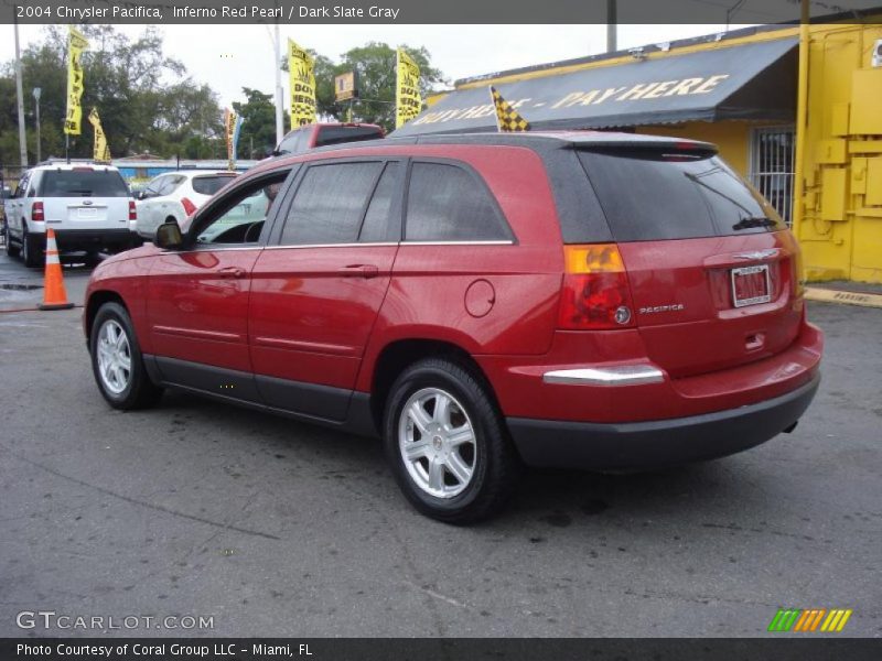Inferno Red Pearl / Dark Slate Gray 2004 Chrysler Pacifica