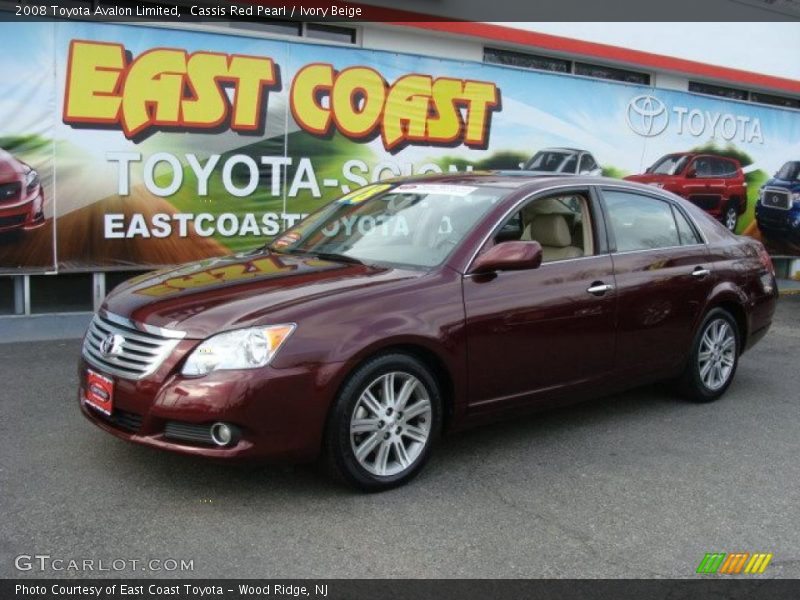 Cassis Red Pearl / Ivory Beige 2008 Toyota Avalon Limited