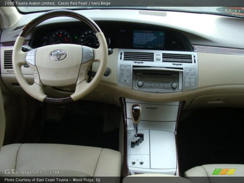 Cassis Red Pearl / Ivory Beige 2008 Toyota Avalon Limited