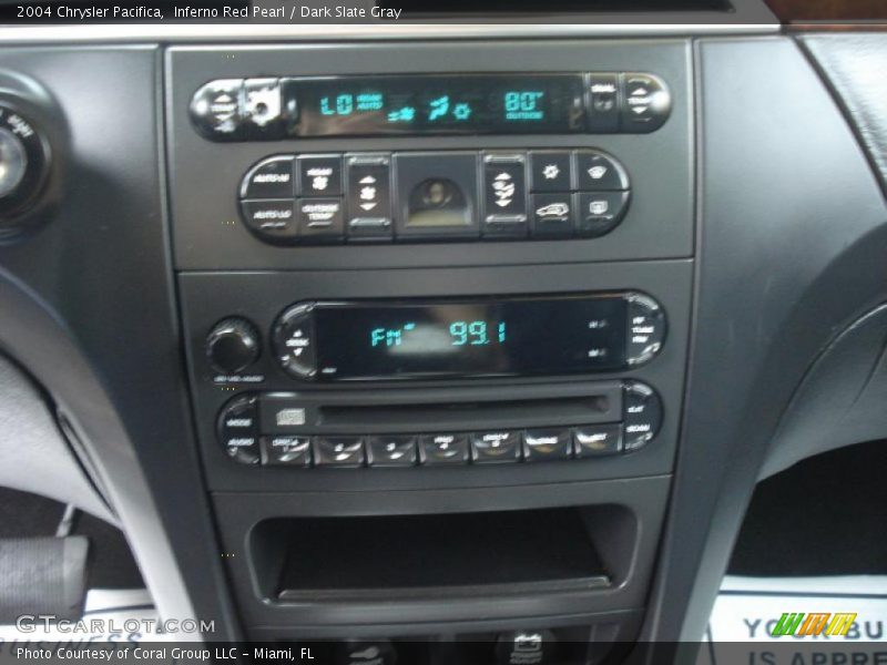 Inferno Red Pearl / Dark Slate Gray 2004 Chrysler Pacifica