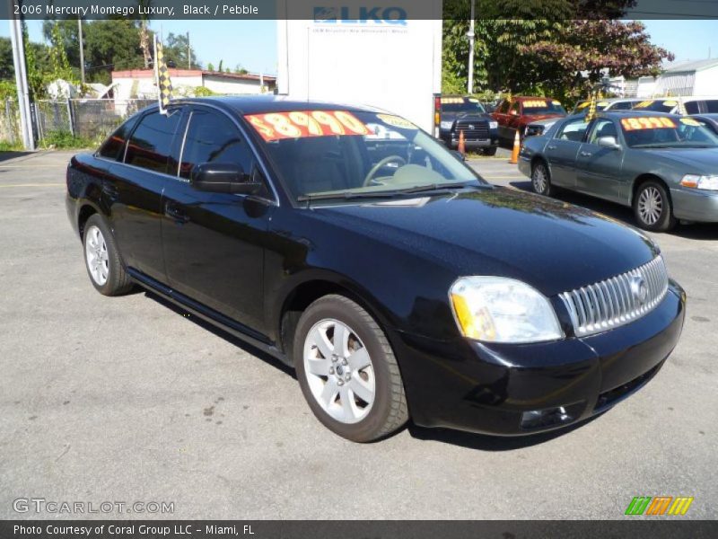 Black / Pebble 2006 Mercury Montego Luxury