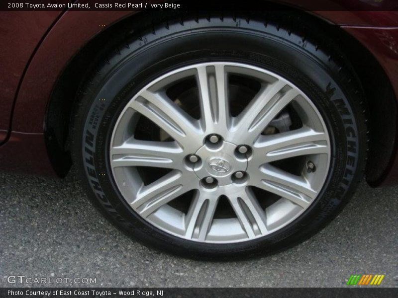Cassis Red Pearl / Ivory Beige 2008 Toyota Avalon Limited