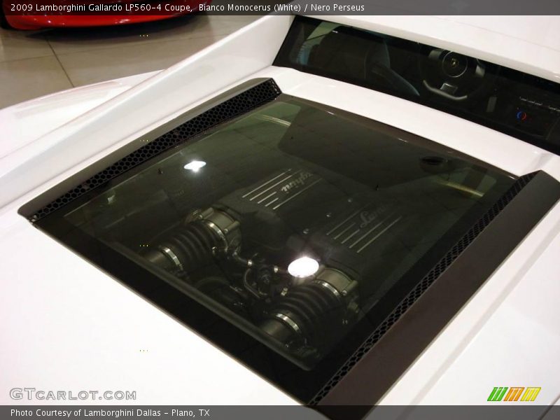 Bianco Monocerus (White) / Nero Perseus 2009 Lamborghini Gallardo LP560-4 Coupe