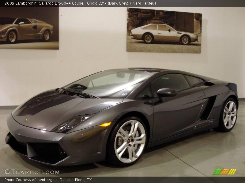 Grigio Lynx (Dark Grey) / Nero Perseus 2009 Lamborghini Gallardo LP560-4 Coupe