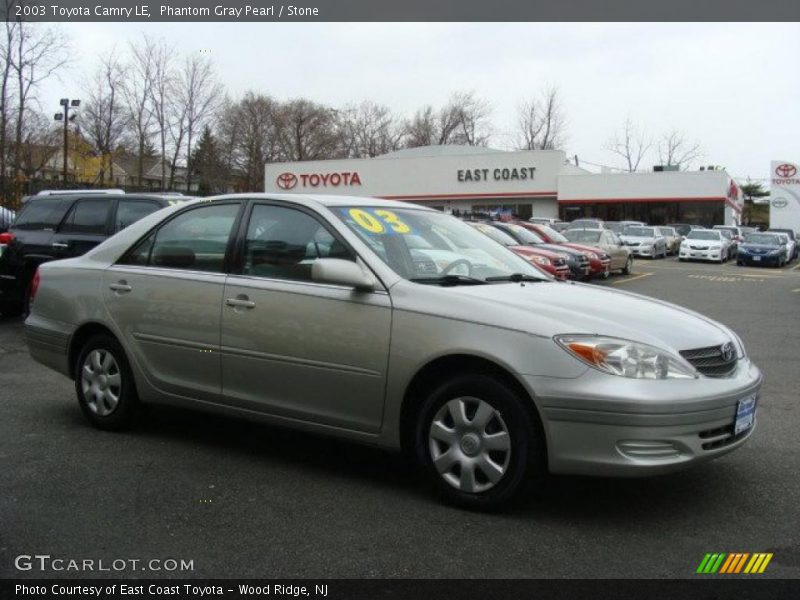 Phantom Gray Pearl / Stone 2003 Toyota Camry LE