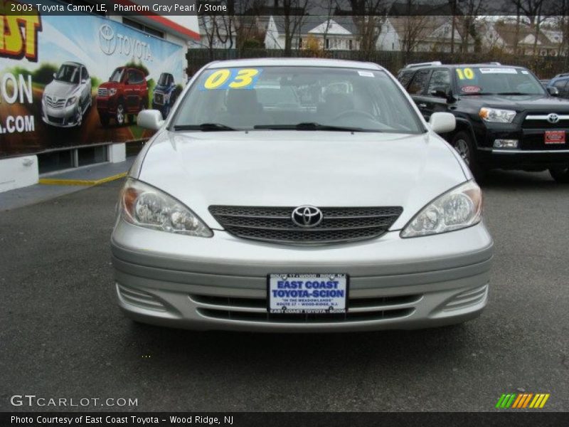 Phantom Gray Pearl / Stone 2003 Toyota Camry LE