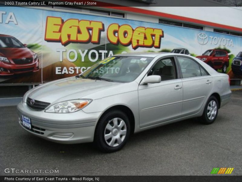 Phantom Gray Pearl / Stone 2003 Toyota Camry LE