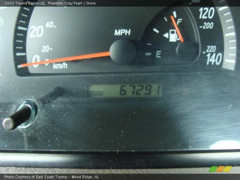 Phantom Gray Pearl / Stone 2003 Toyota Camry LE